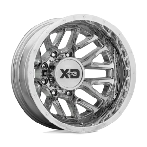 XD Series – XD843 GRENADE DUALLY – Chrome – 17″x6.5″ -140mm – Summer Wheels – XD843765892140N